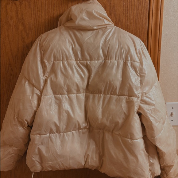 a new day Light Tan Puffer Jacket - Picture 2 of 3